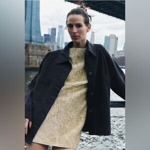 ZARA Dana Oversize Denim Shirt NWT